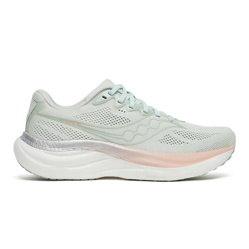Saucony Ride 19 Running Shoe Sneakers Mist/Cameo
